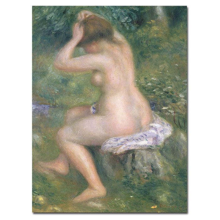 Trademark Global 24x32 inches Pierre Auguste "A Bather 1885-90"