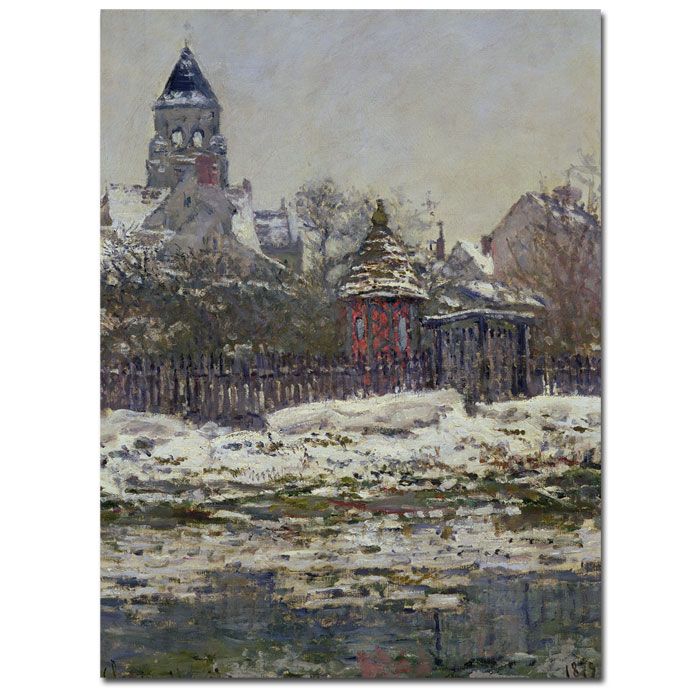 Trademark Global 24x32 inches Claude Monet "The Church at Vetheuil 1879"