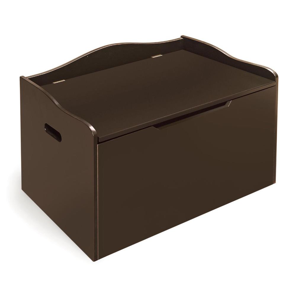 Badger Basket Espresso Bench Top Toy Box