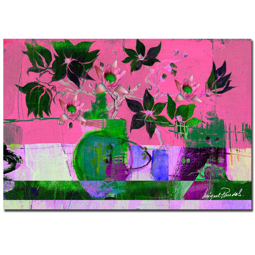 Trademark Global 22x32 inches "Asian Blossom II" by Miguel Paredes