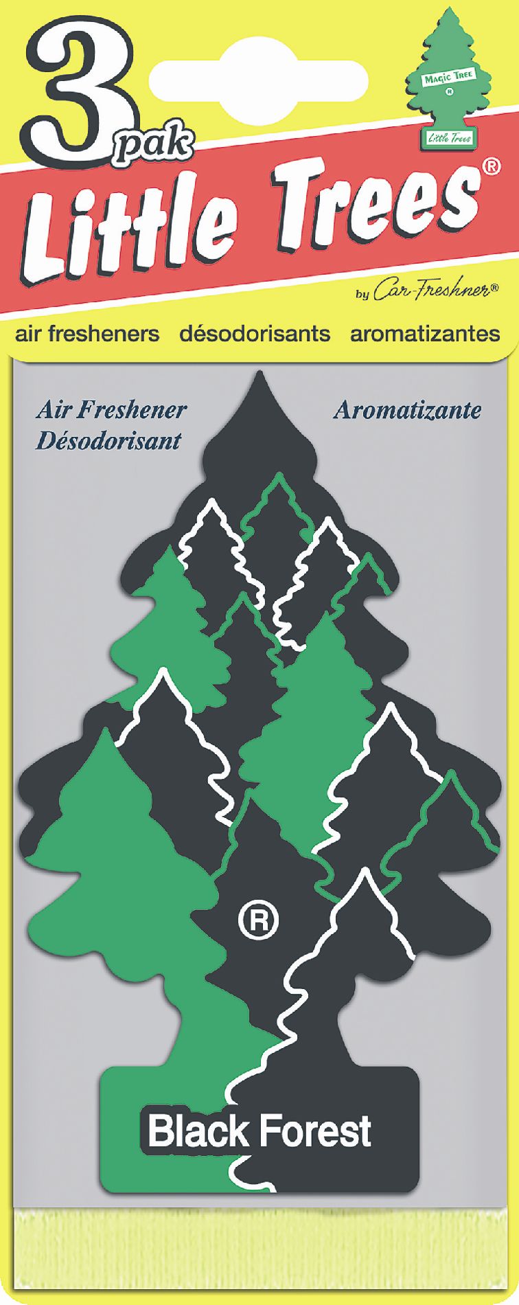Car Freshner Little Trees Air Freshener 3 pack Black Forest