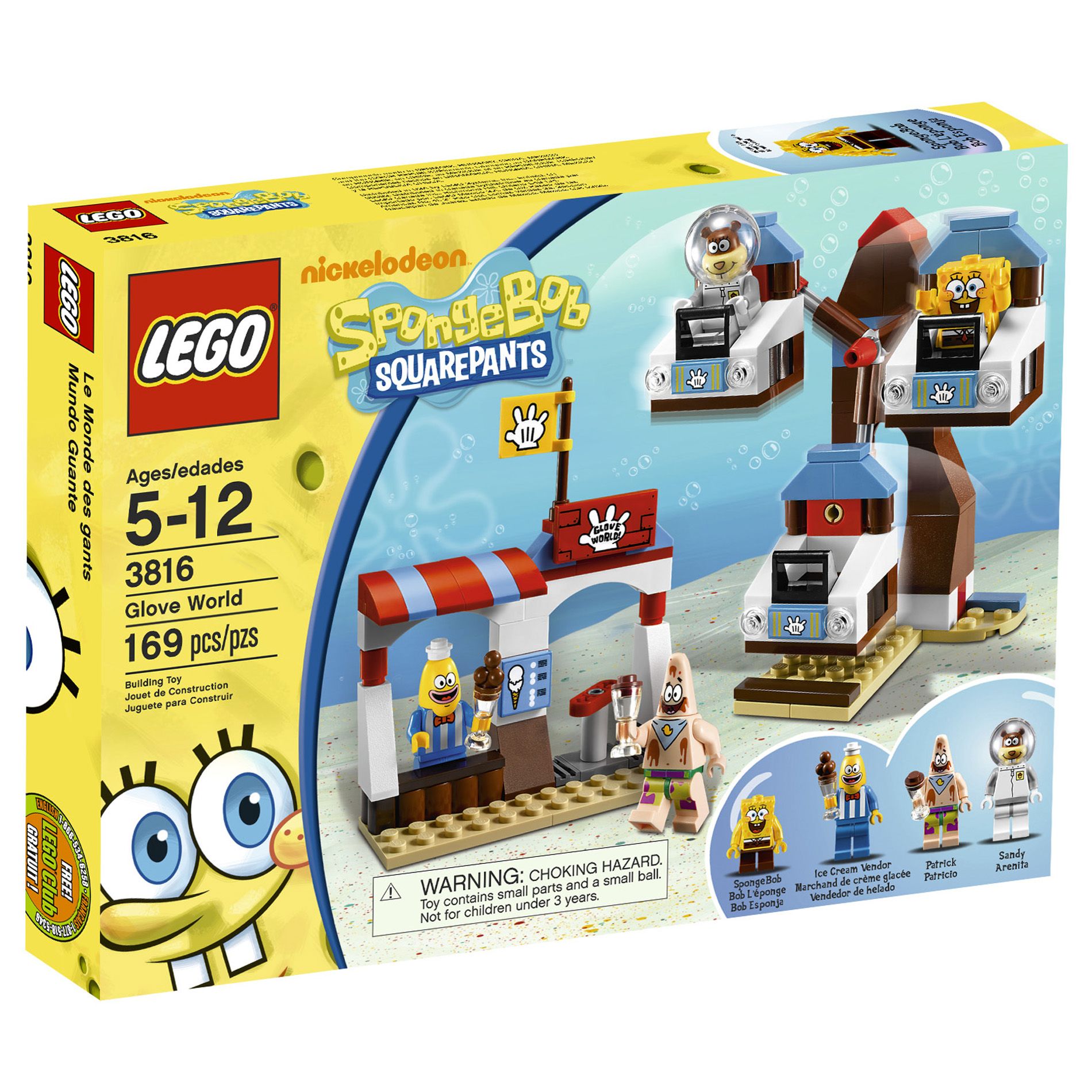 Demon Play Reskyd permeabilitet LEGO SpongeBob SquarePants™ Glove World #3816