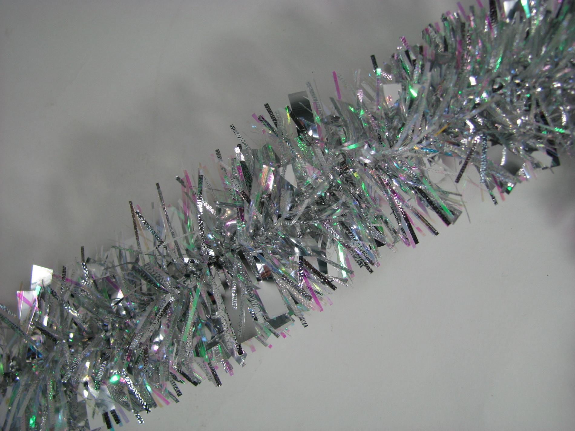 Jaclyn Smith Today Midnight Clear 12 ft. Elegant Tinsel Garland