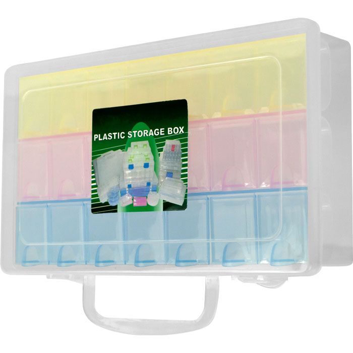 Stalwart Multi Color 22 Compartment Storage Box