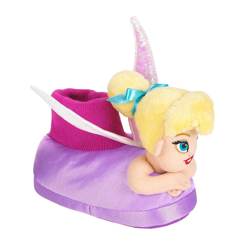Disney Toddler Girl's Tinkerbell Socktop Slipper - Purple