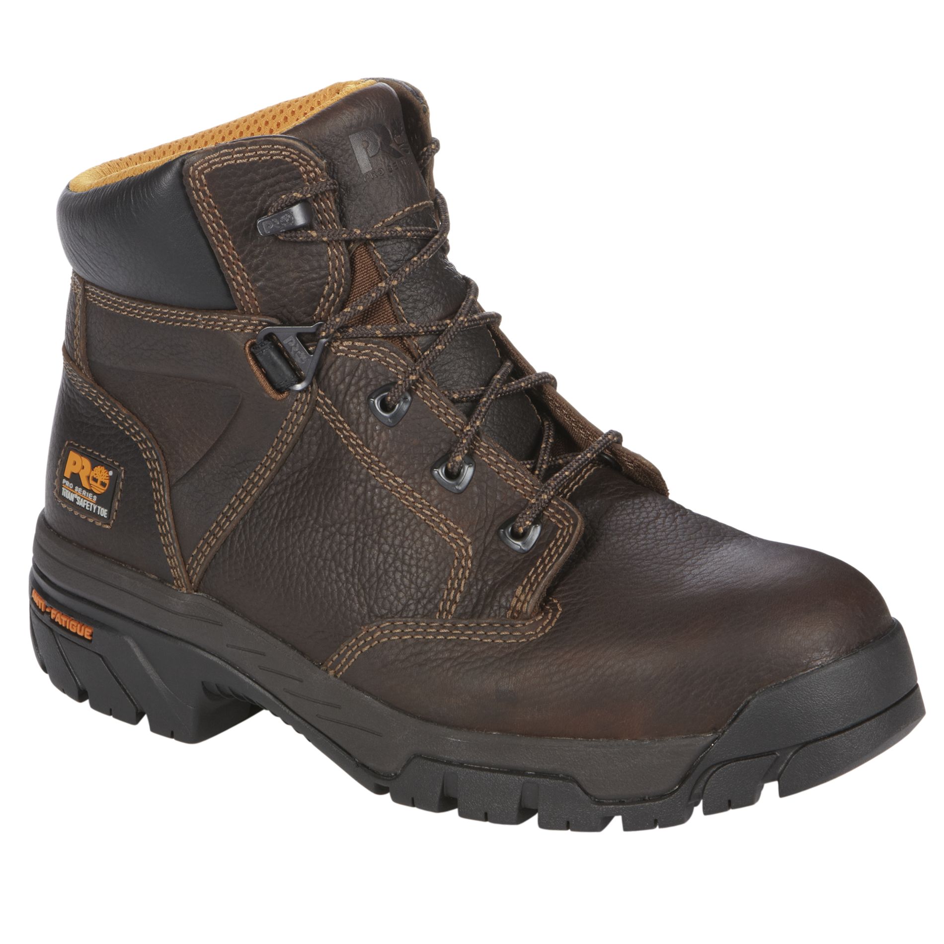 Timberland PRO Men's Work Boot 6" Helix Waterproof Safety Toe with Anti-Fatigue Technology - Brown