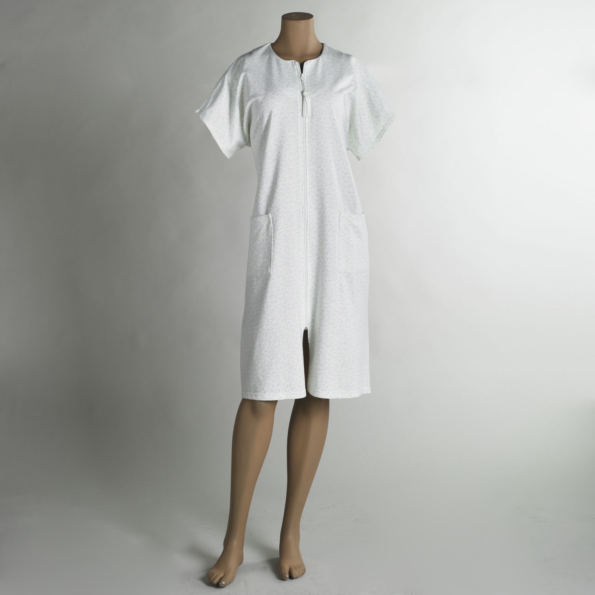 Heavenly Bodies by Miss Elaine Women's Tassled Full Zip Robe