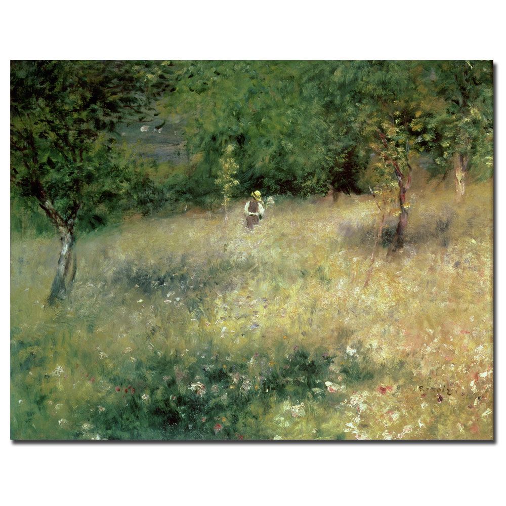 Trademark Global 35x47 inches Pierre Renoir "Spring at Catou 1872-5"