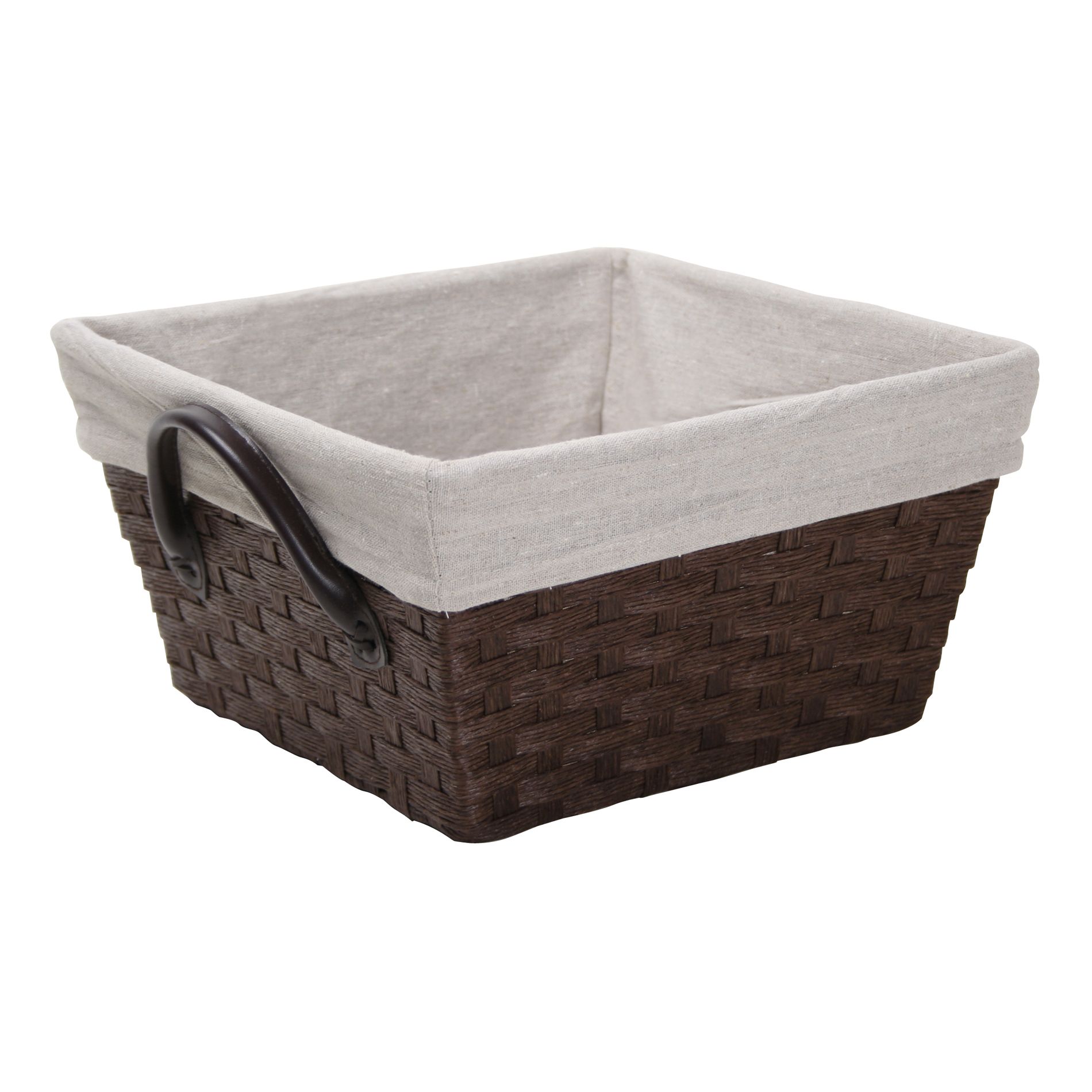 Small Woven Lined Basket: Classic Style of Storage for ...