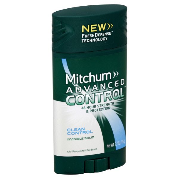 Mitchum Advanced Control Anti-Perspirant & Deodorant, Invisible Solid, Clean Control 2.7 oz (76 g)