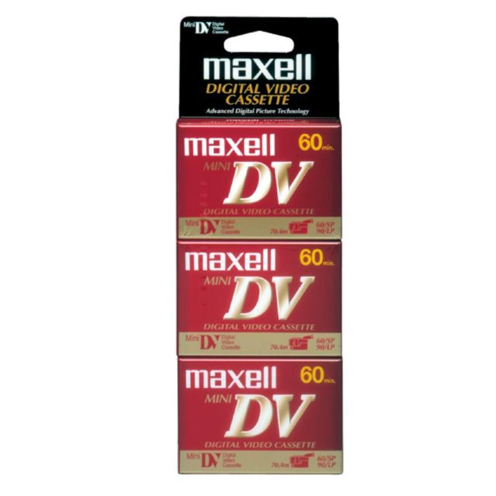 Maxell 298016 MiniDV Video Cassette, 3 pk. 60 min.
