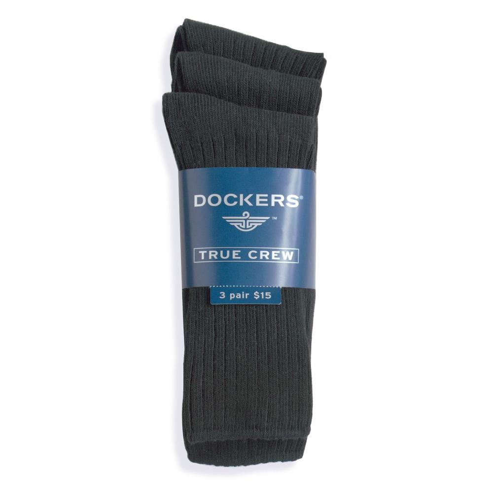 Dockers True Crew Socks - 3 Pair Pack