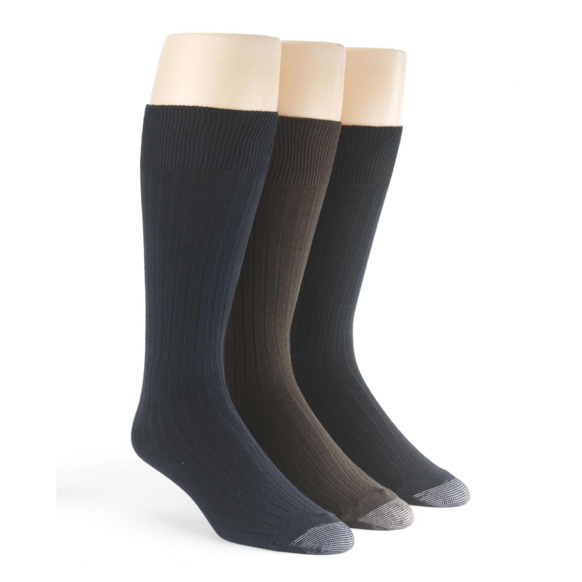Silvertoe Cotton Dress Socks - 3 Pack