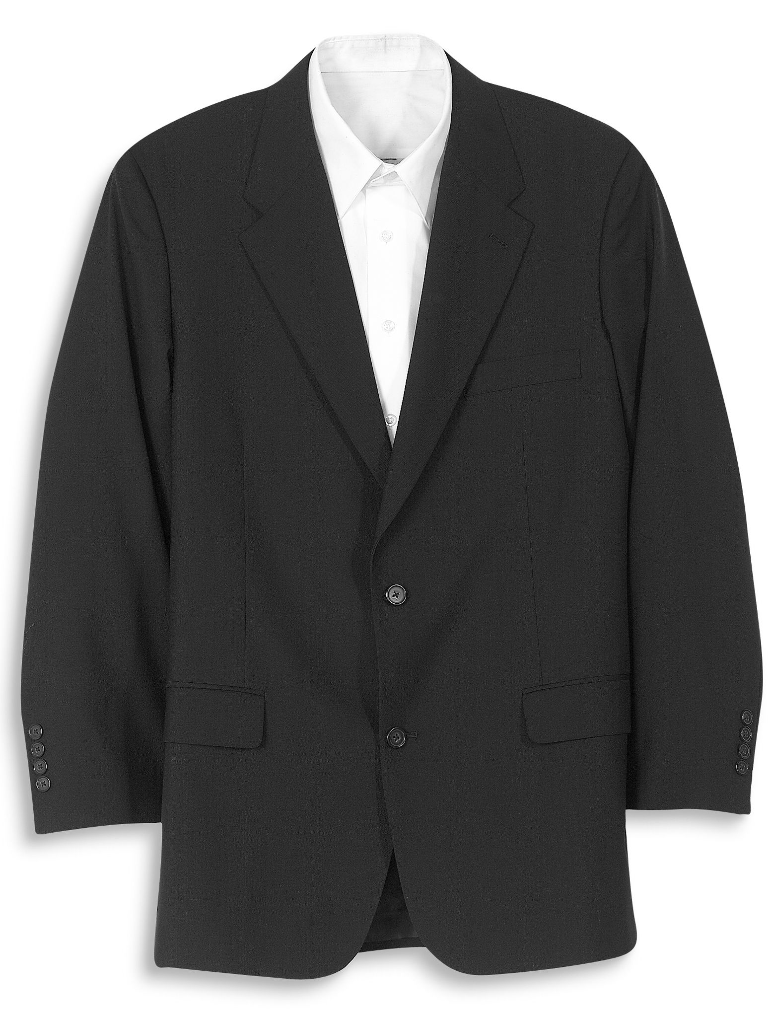 Comfort Zone Jacket Relaxer Men's Two Button Suit Coat - Big & Tall