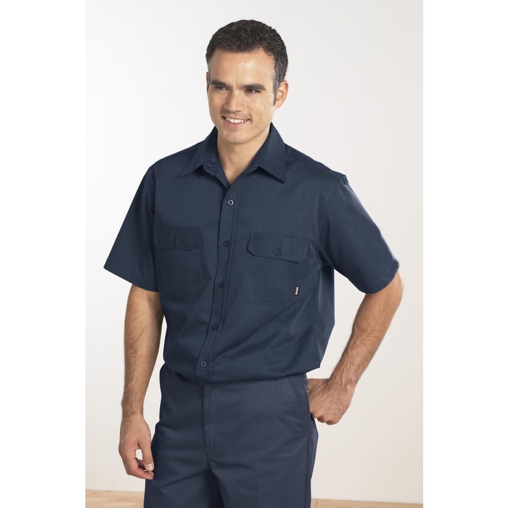 Craftsman Short Sleeve Twill Shirt with Teflon® fabric protector