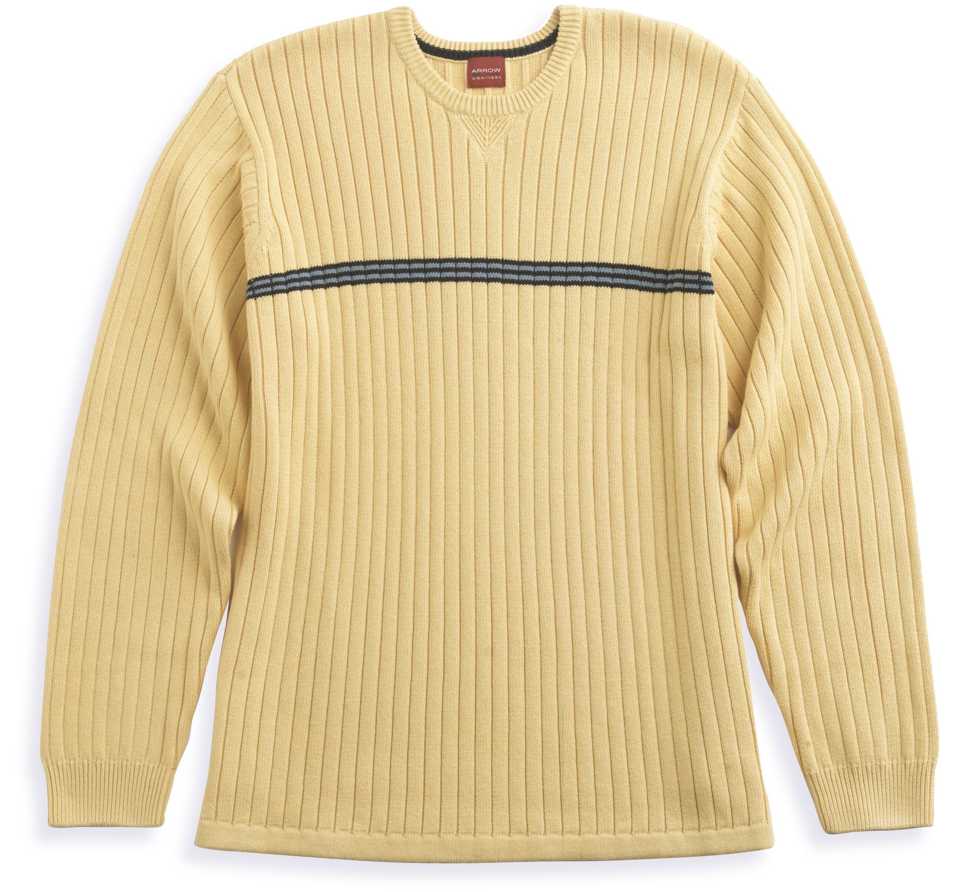 Arrow Chest Stripe Sweater