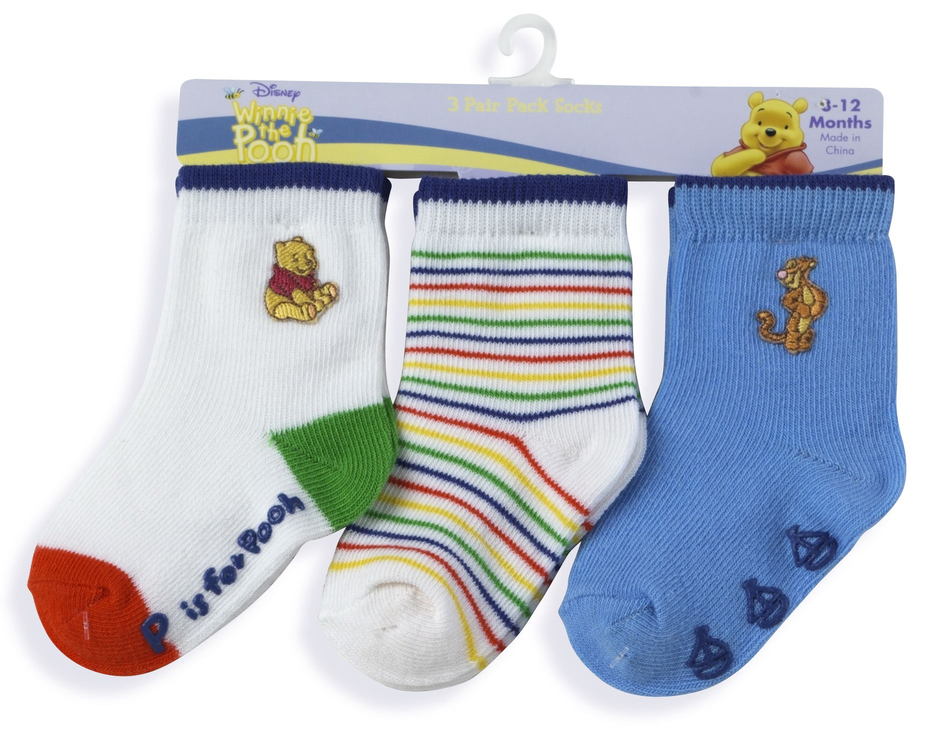 Winnie the Pooh 3-Pair Socks