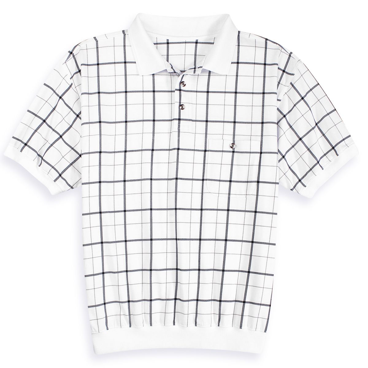 Harbor Bay Short Sleeve Banded Bottom Polo Shirt