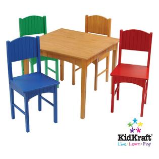 Kidkraft Nantucket Honey Table And Primary Chairs