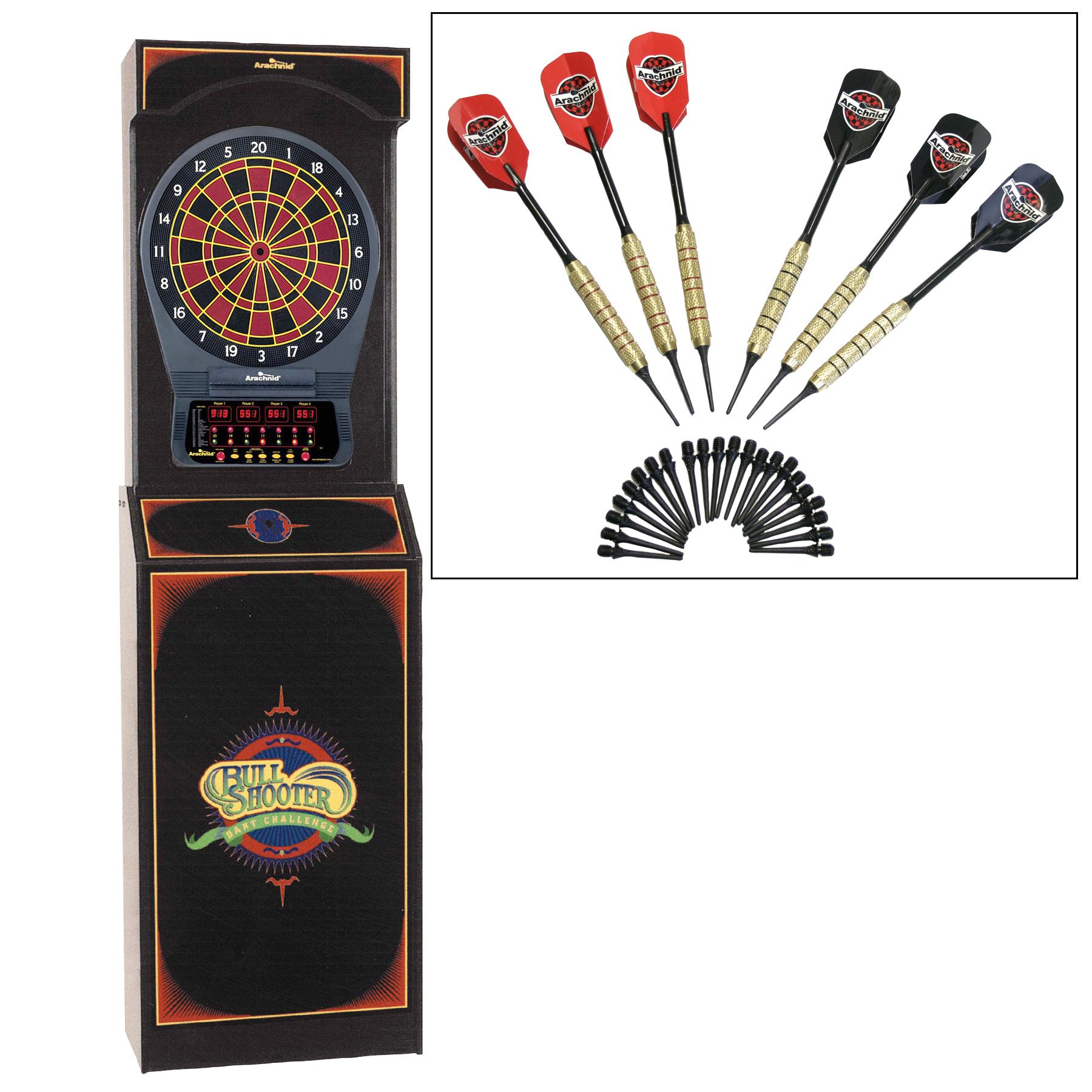 Arachnid Arcade Style Electronic Dartboard Cabinet Game