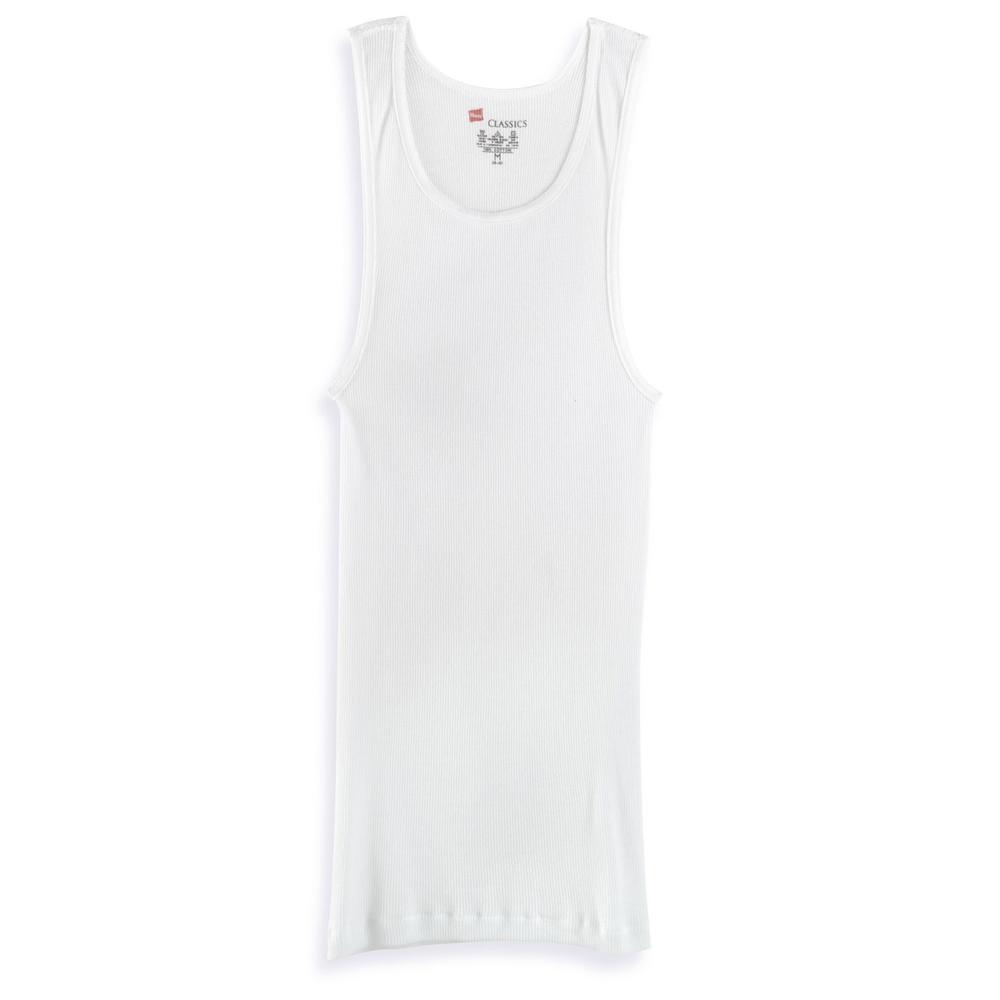 Hanes White A-Shirt (6 Pack)