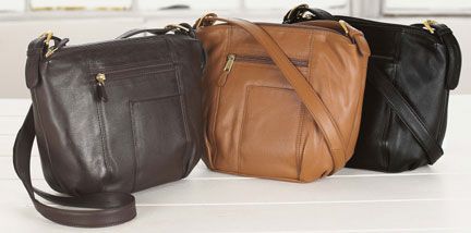 Gary Gaines Double Zip Shoulder Bag
