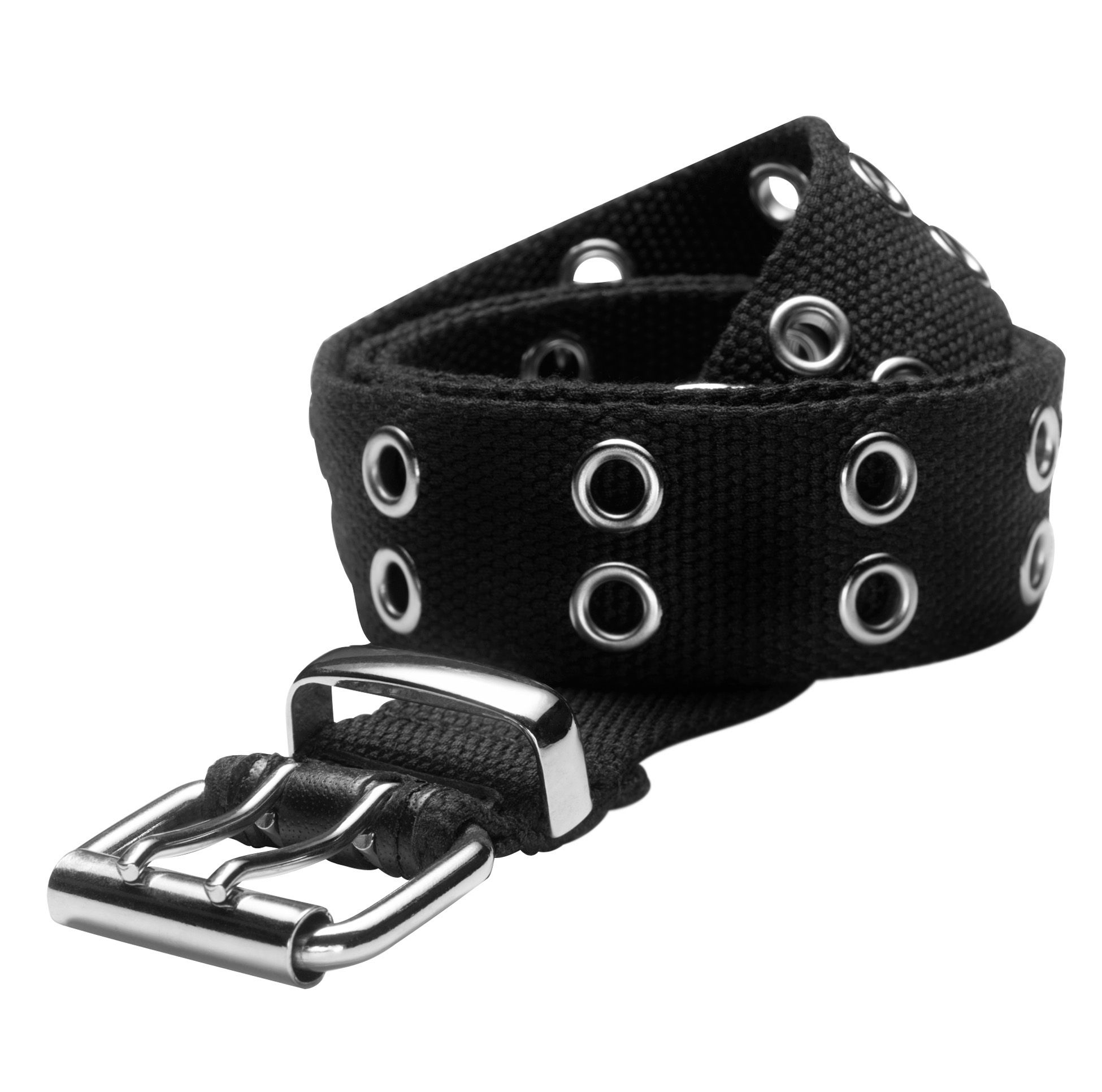 Relic Double Prong Belt with Double Grommets and Silver Buckle
