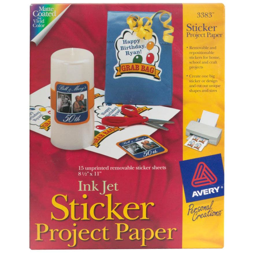 clear sticker paper kmart