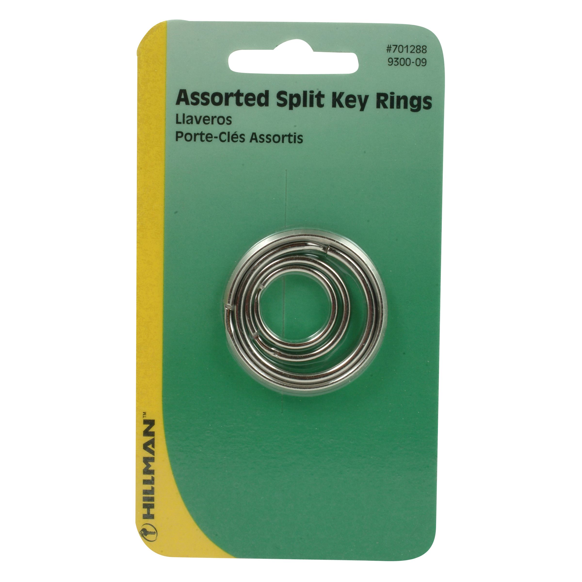 Assorted Split Key Rings