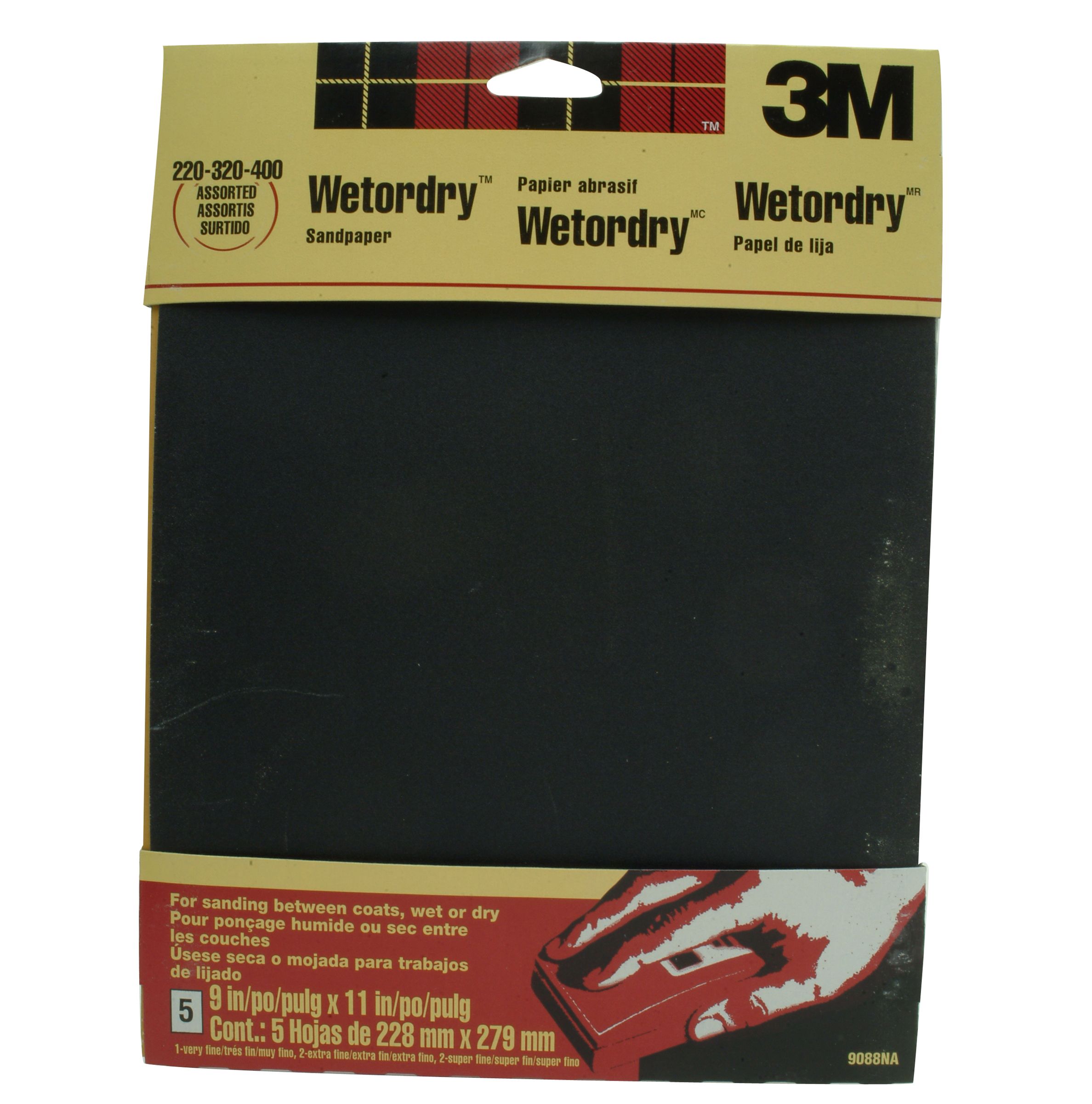 3M Wet Or Dry Assorted Automotive Sanding Paper Assorted Grit