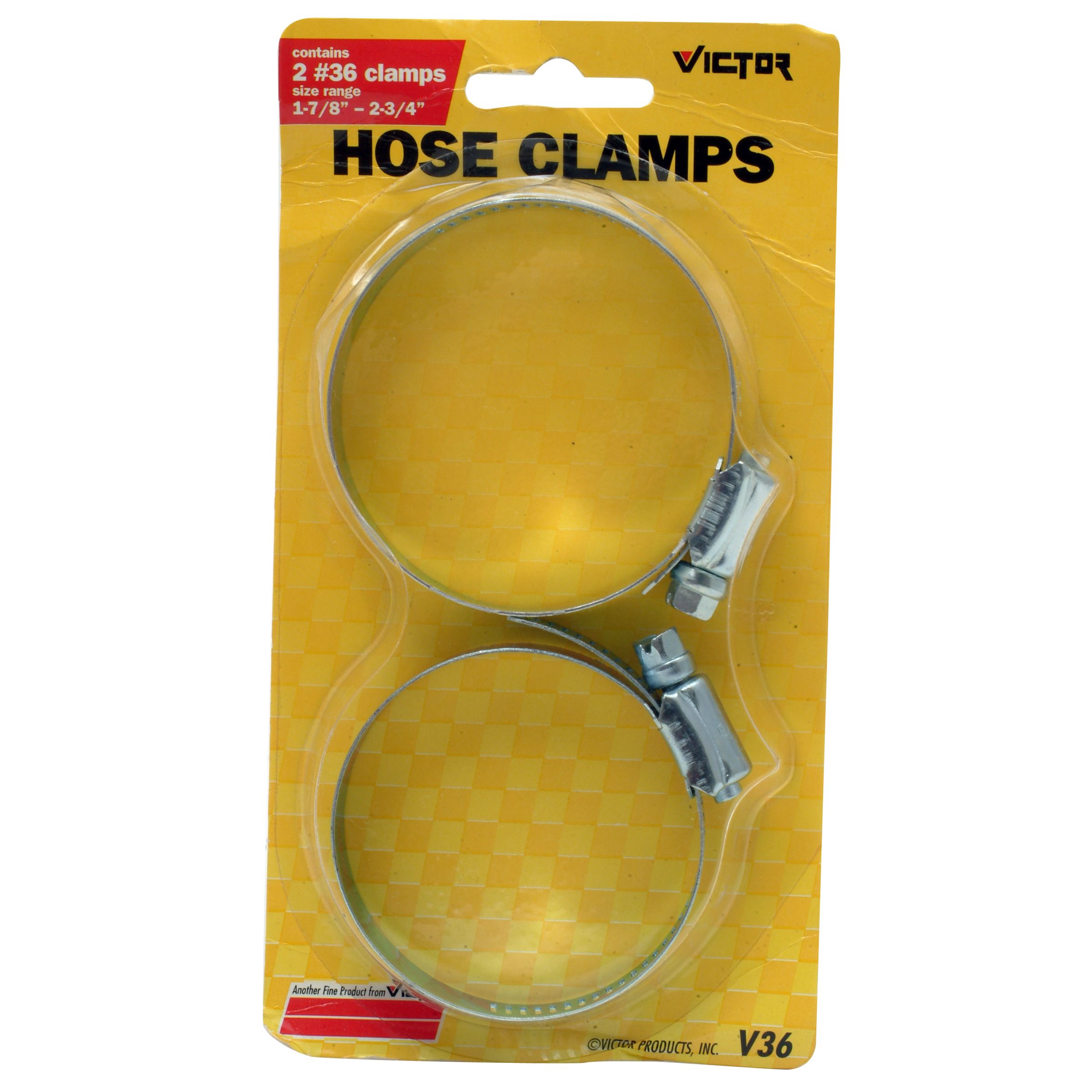 Victor Automotive Hose Clamps, #36 Industry Size