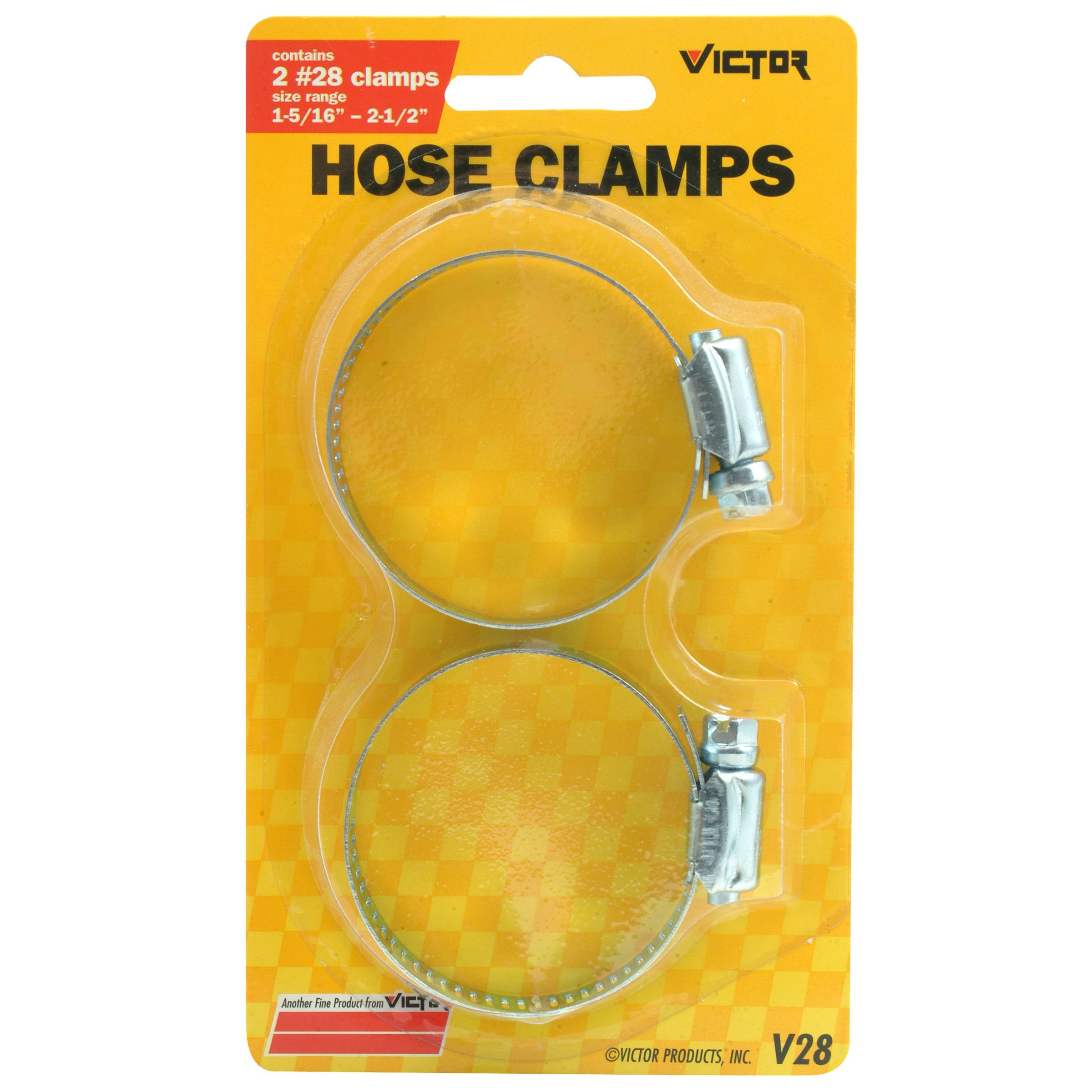 Victor Automotive Hose Clamps, #28 Industry Size