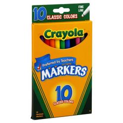 Crayola BINNEY & SMITH / CRAYOLA 58-7726 Crayola® MARKER,FL,REG,10CT,AST 58-7726