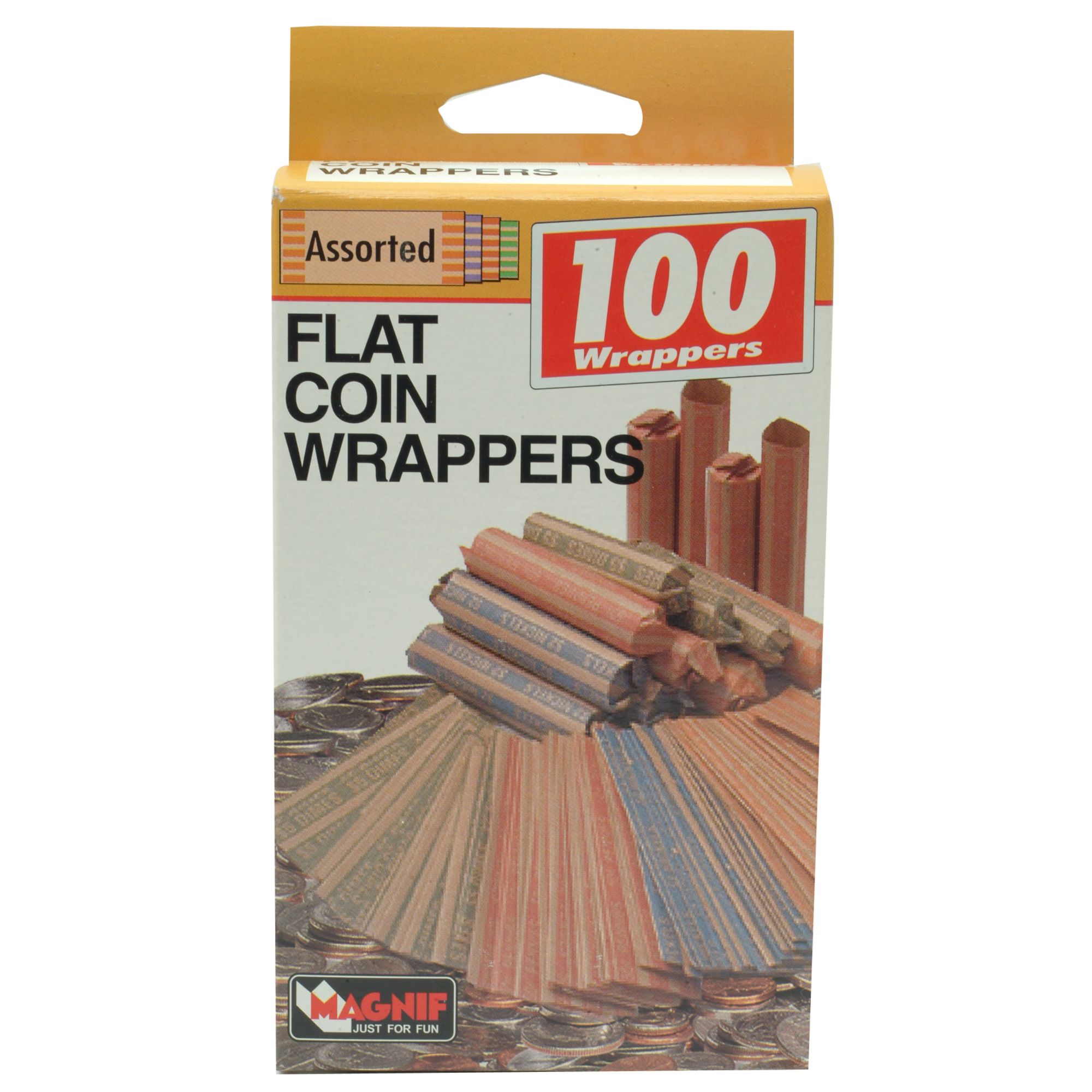 27889911 100 Assorted Tubular Coin Wrappers