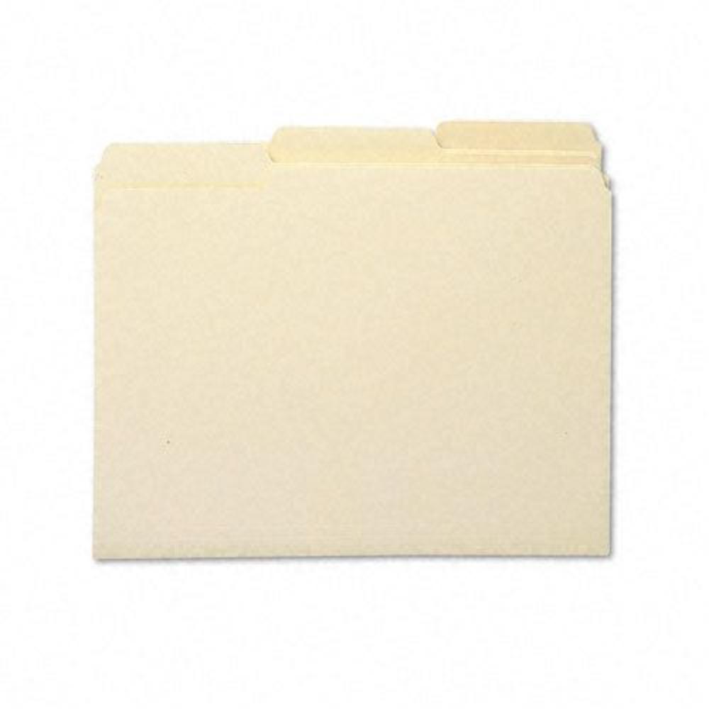 Smead SMD10339 100percent Recycled Manila Top Tab File Folders