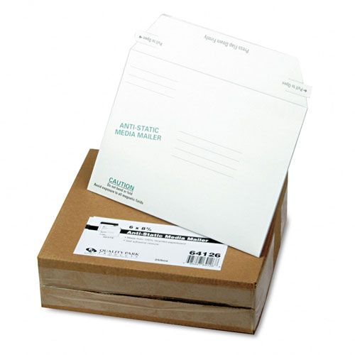 Quality Park QUA64126 Antistatic Fiberboard Disk CD/DVD Mailer Quality Park QUA64126 Antistatic Fiberboard Disk CD/DVD Mailer