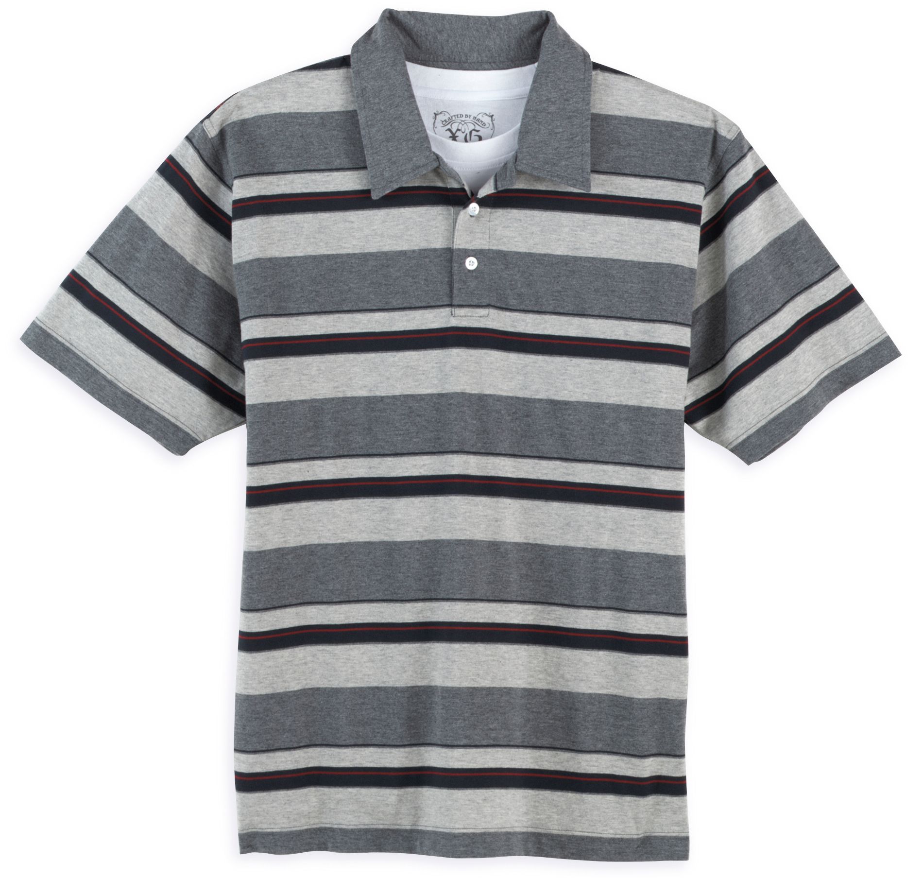 Extreme Gear Stripe Jersey Polo and Solid Tee Set