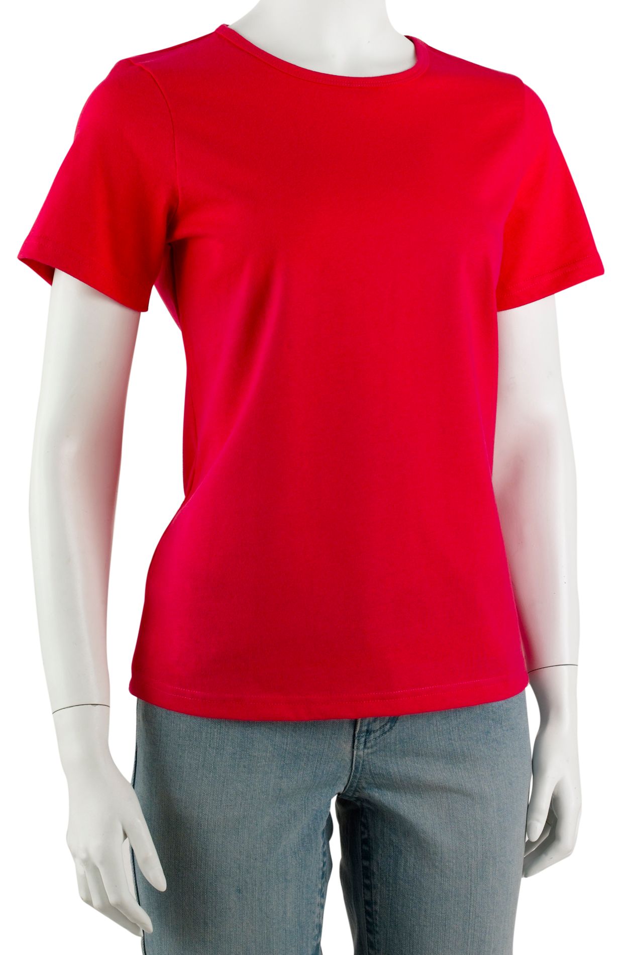 Basic Editions Plus Size Short Sleeve Jersey Tee