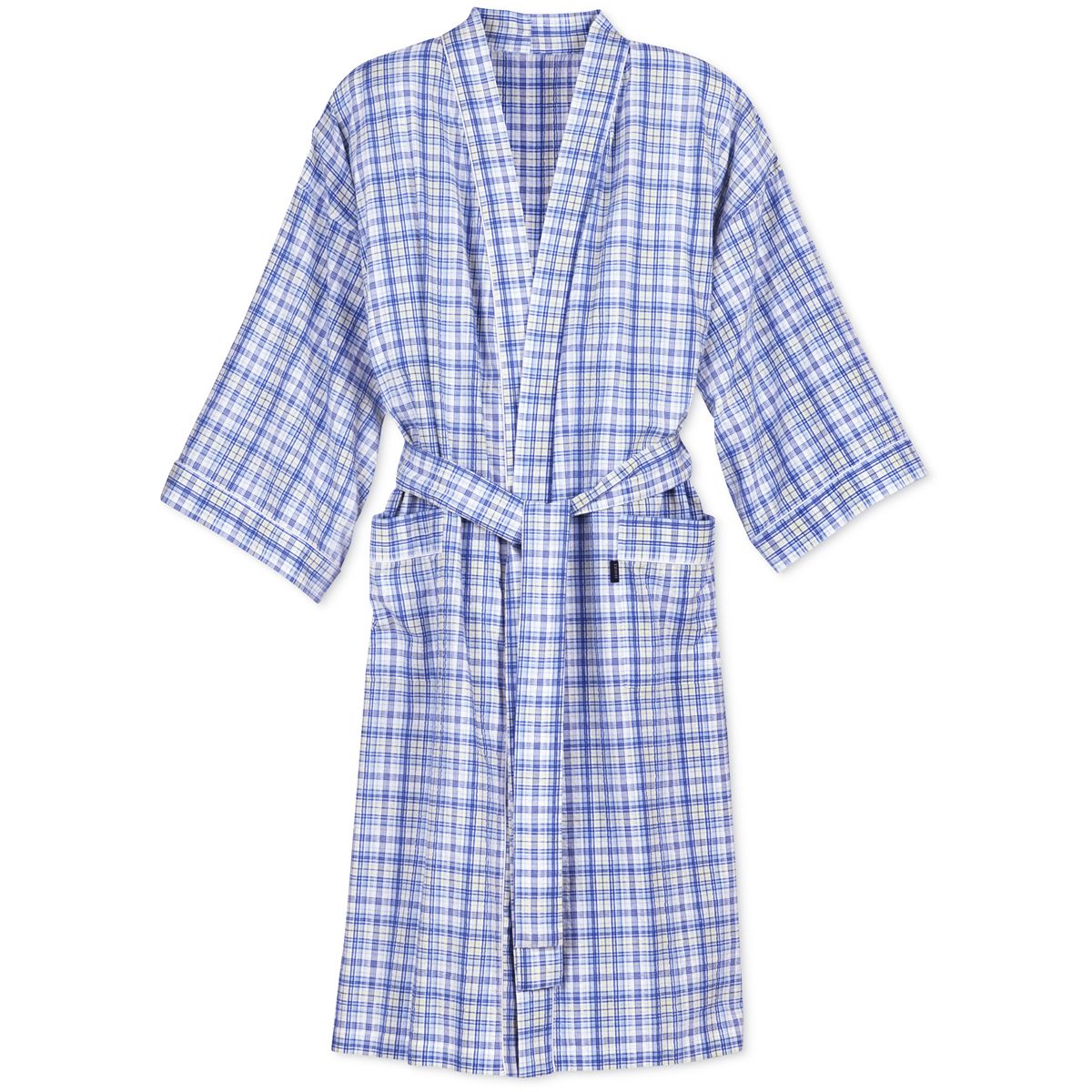 mens seersucker bathrobe