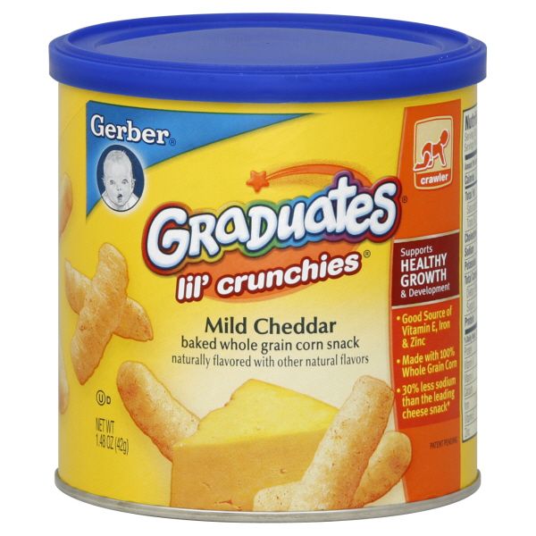 gerber lil crunchies mild cheddar