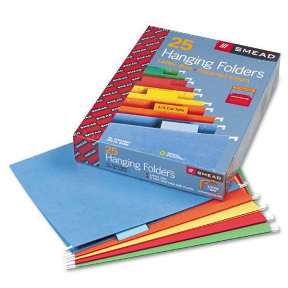 Smead SMD64059 Colored Hanging File Folders