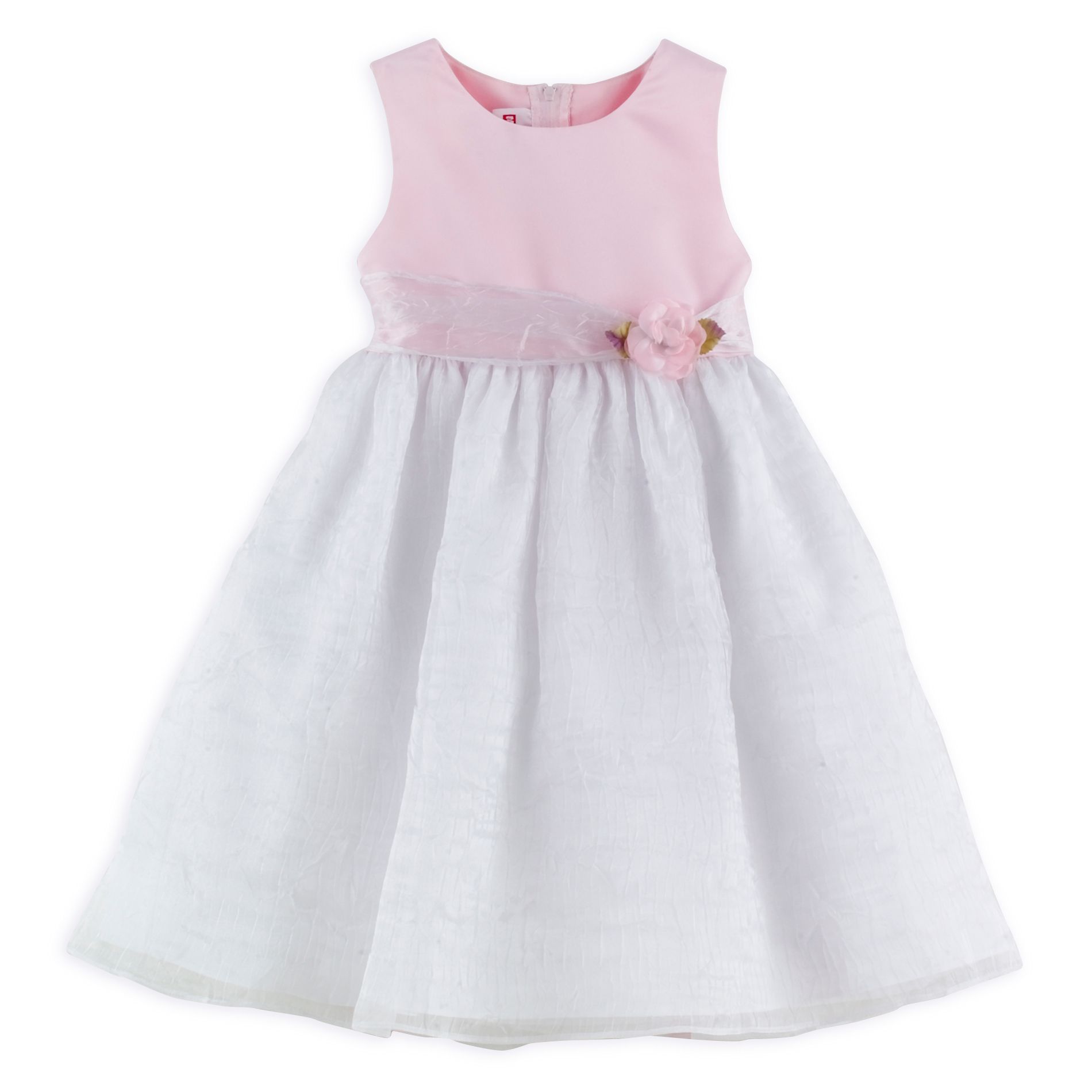 Muneca Girl&#39;s 4-6X Dress with Taffeta Crinkle Skirt