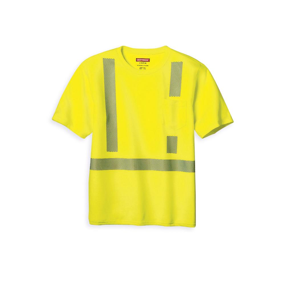Craftsman Short Sleeve Safety Tee with Teflon® fabric protector