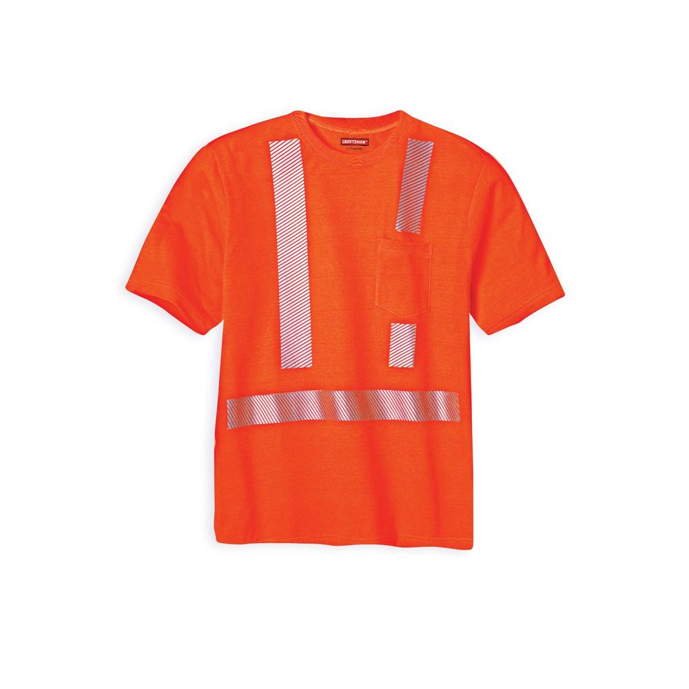 Craftsman Men's Big & Tall Safety Tee with Teflon® fabric protector