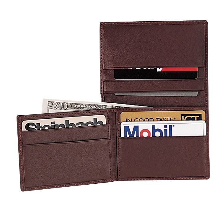 Royce Leather Mens Flip Credit Card Wallet