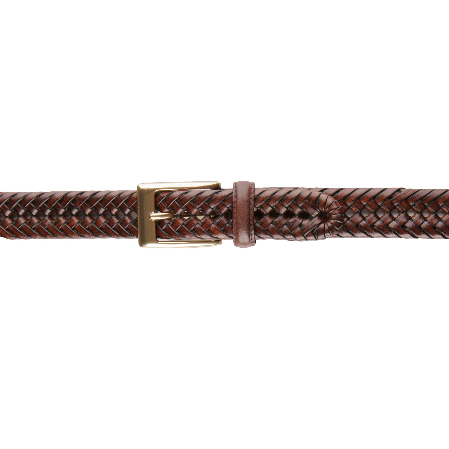 dockers braided leather belt