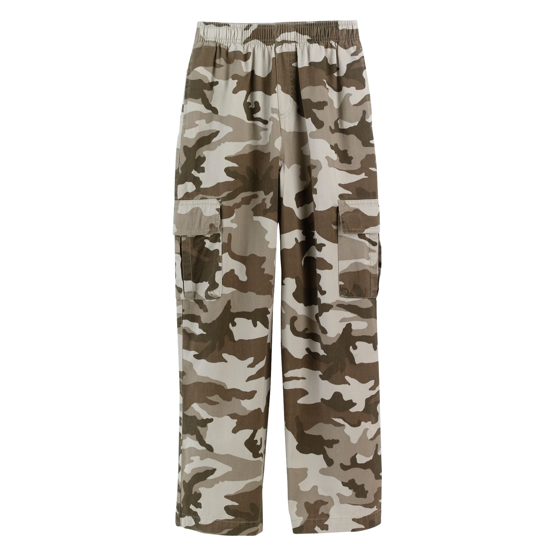 Basic Editions Boy's Pull-On Pant, Size: 8, Brown Green Basic Editions Boy's Pull-On Pant, Size: 8, Brown Green