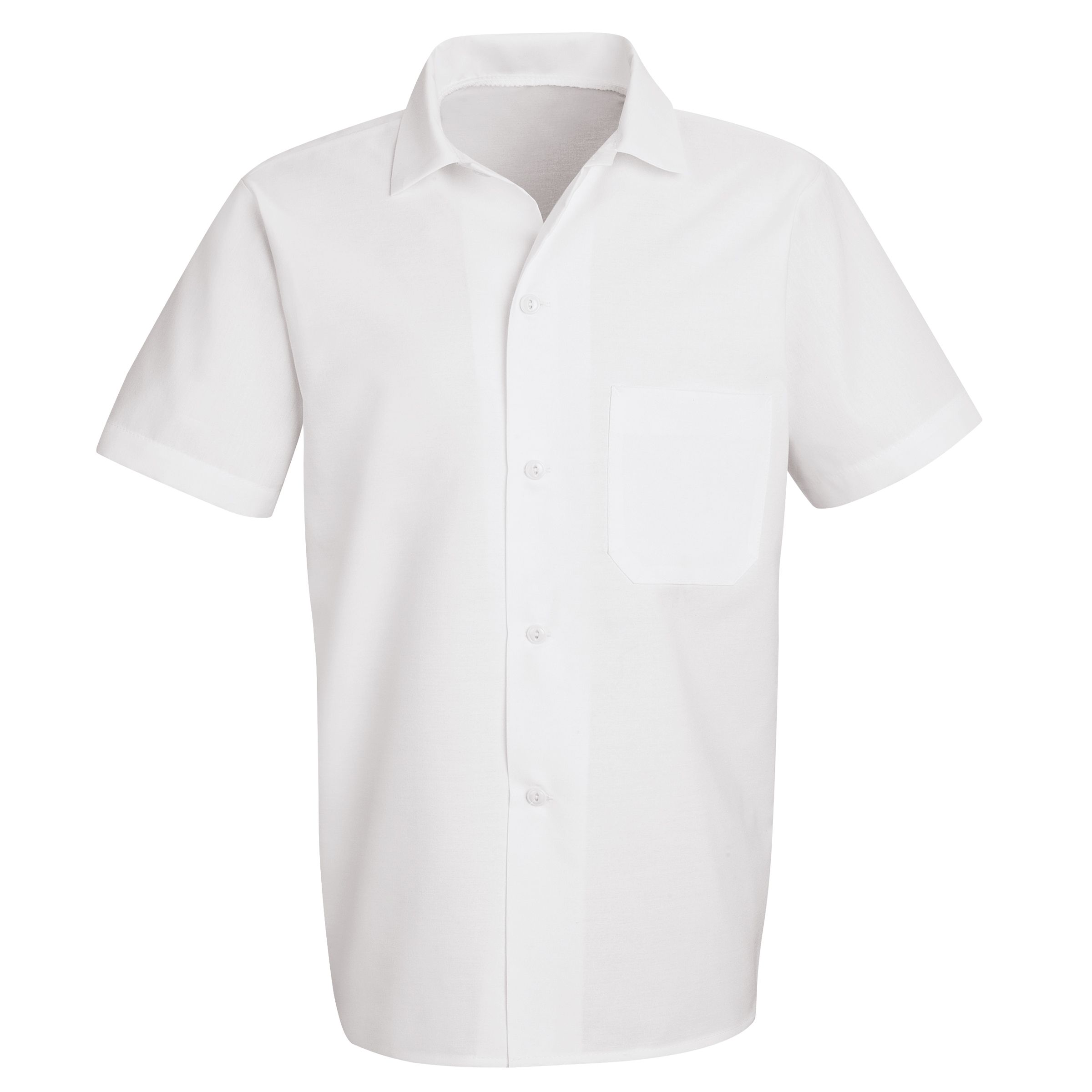 Chef Designs Button-Front Short-Sleeve Cook Shirt