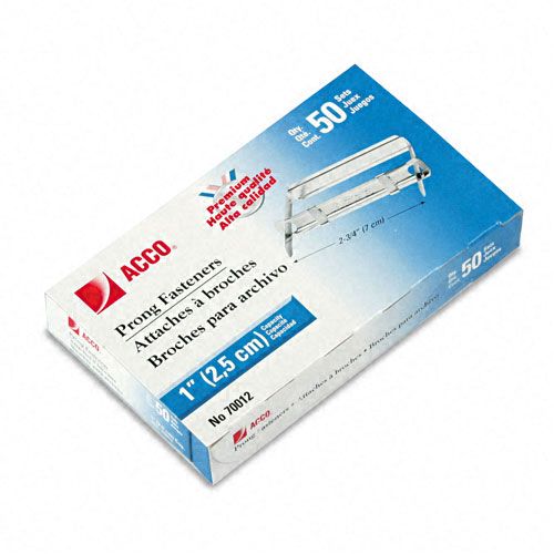 ACCO ACC70012 Premium Two-Piece Paper Fasteners