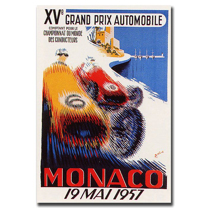 Trademark Global 18x24 inches "Monaco 1957" by George Ham